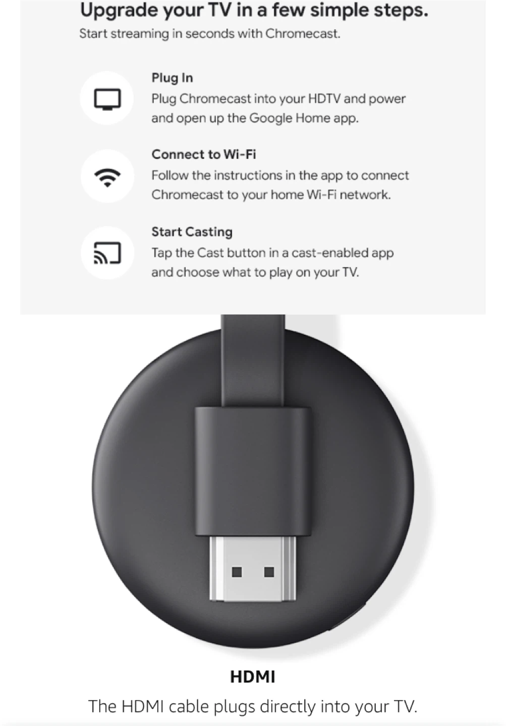 Google Chromecast - Stream to Your TV 3rd generation