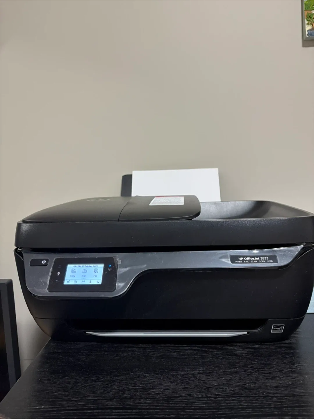 HP OfficeJet 3833 Printer - Print, Fax, Scan, Copy, Web thumbnail