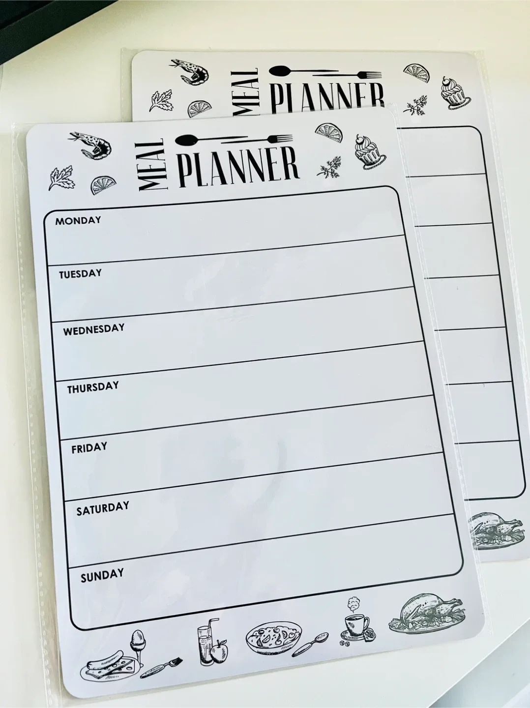Magnetic meal planner dry erase board nee thumbnail
