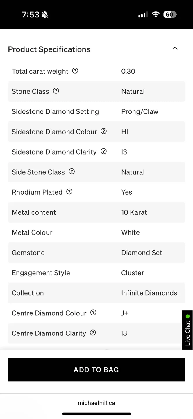 Michael Hill 0.30 Carat Diamond Ring image indicator(3)