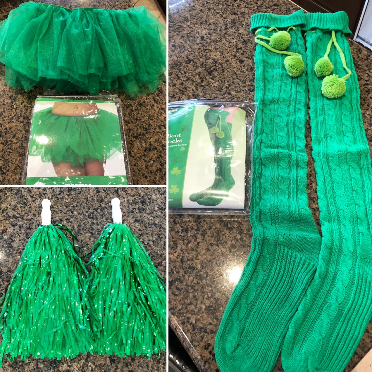 Green Costume Dress Up Gear