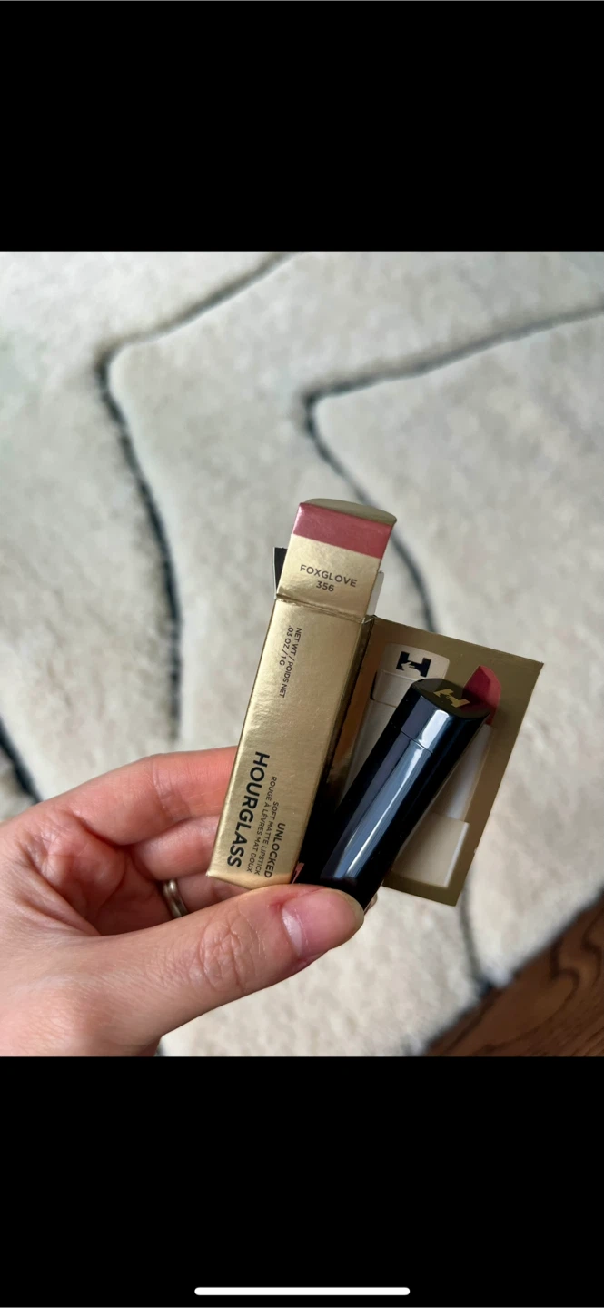 Hourglass Unlocked SoftMatte Lip MINI Foxglove 356 Berry Rose