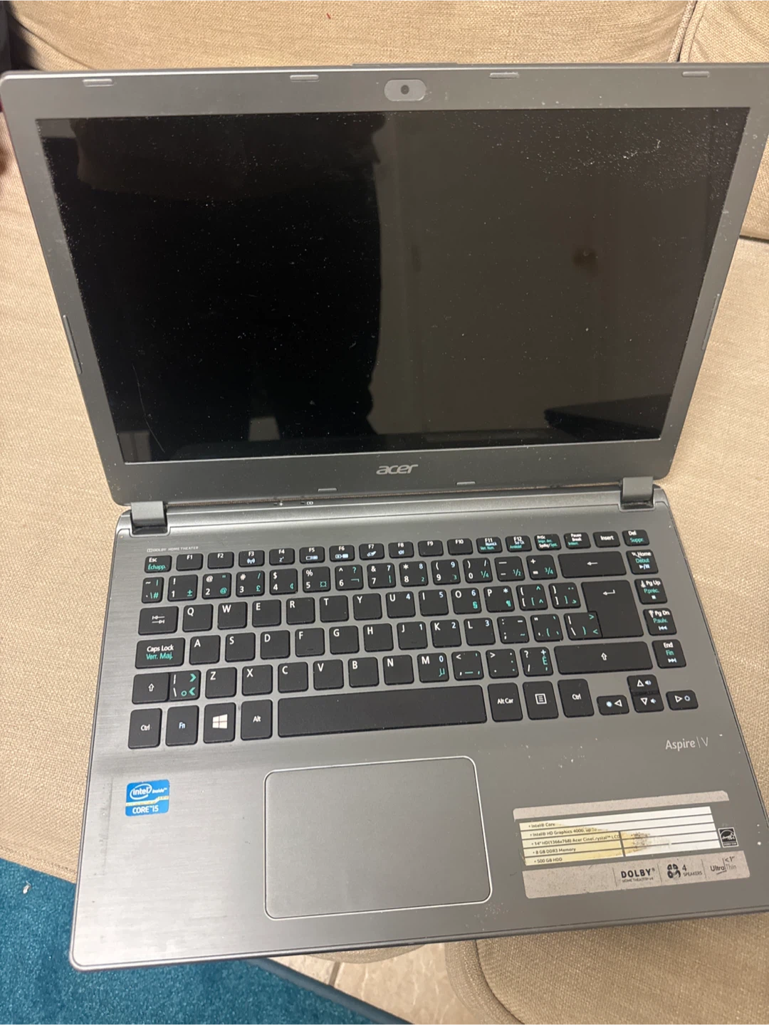Acer Aspire V Laptop