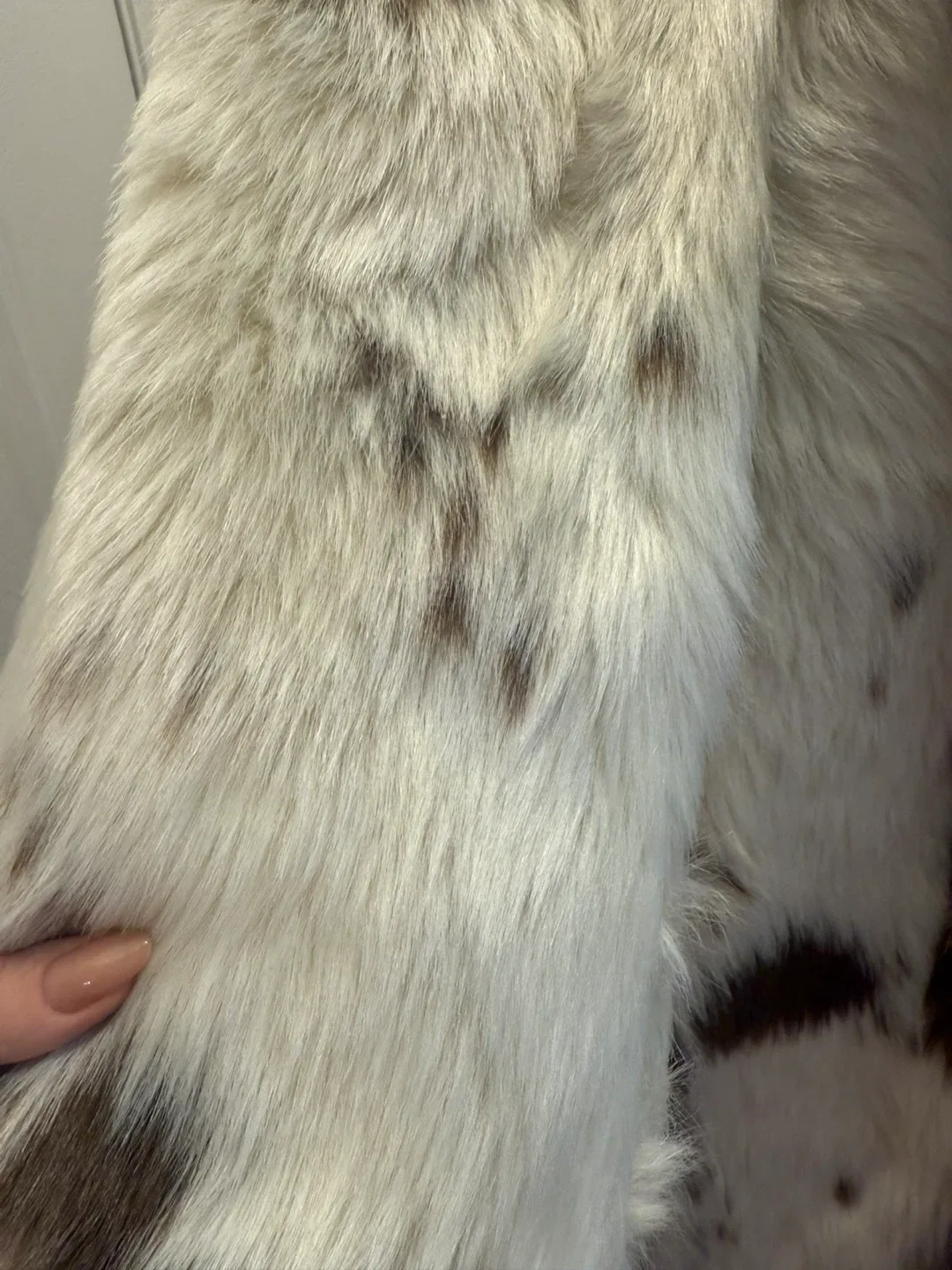 Zara Faux Fur Animal Print Coat ZW Collection Duplicate image indicator(2)