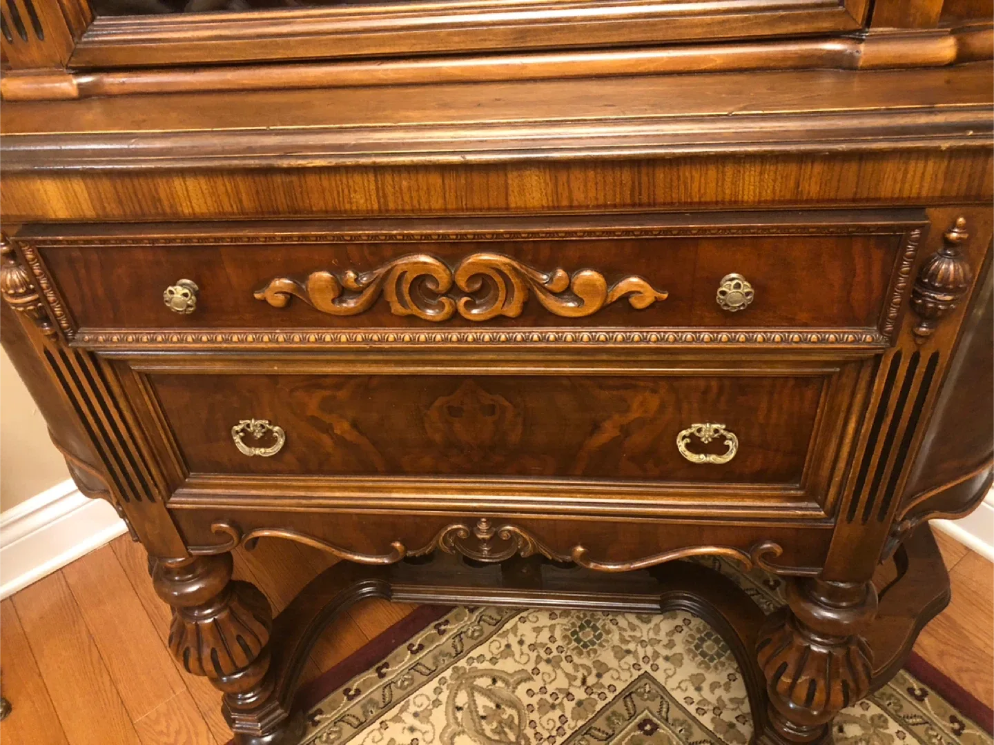 Antique Dining Room Set – Buffet, Hutch & – Solid Wood – $5000 image indicator(5)