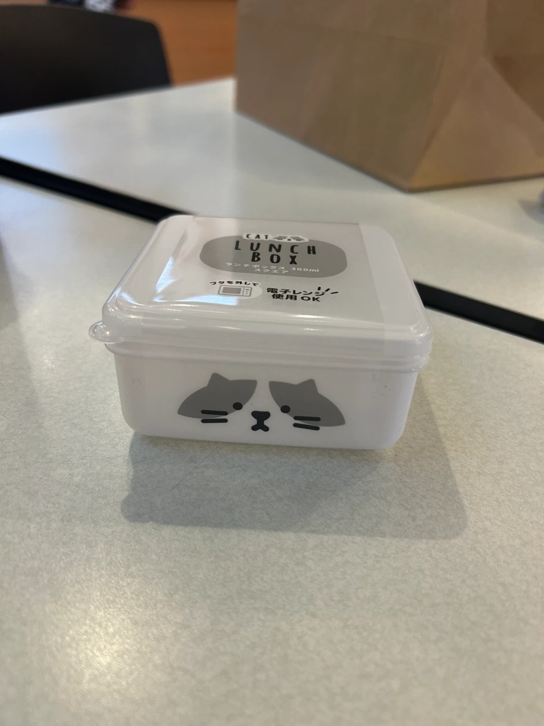 Cat Lunch Box - 300ml Square