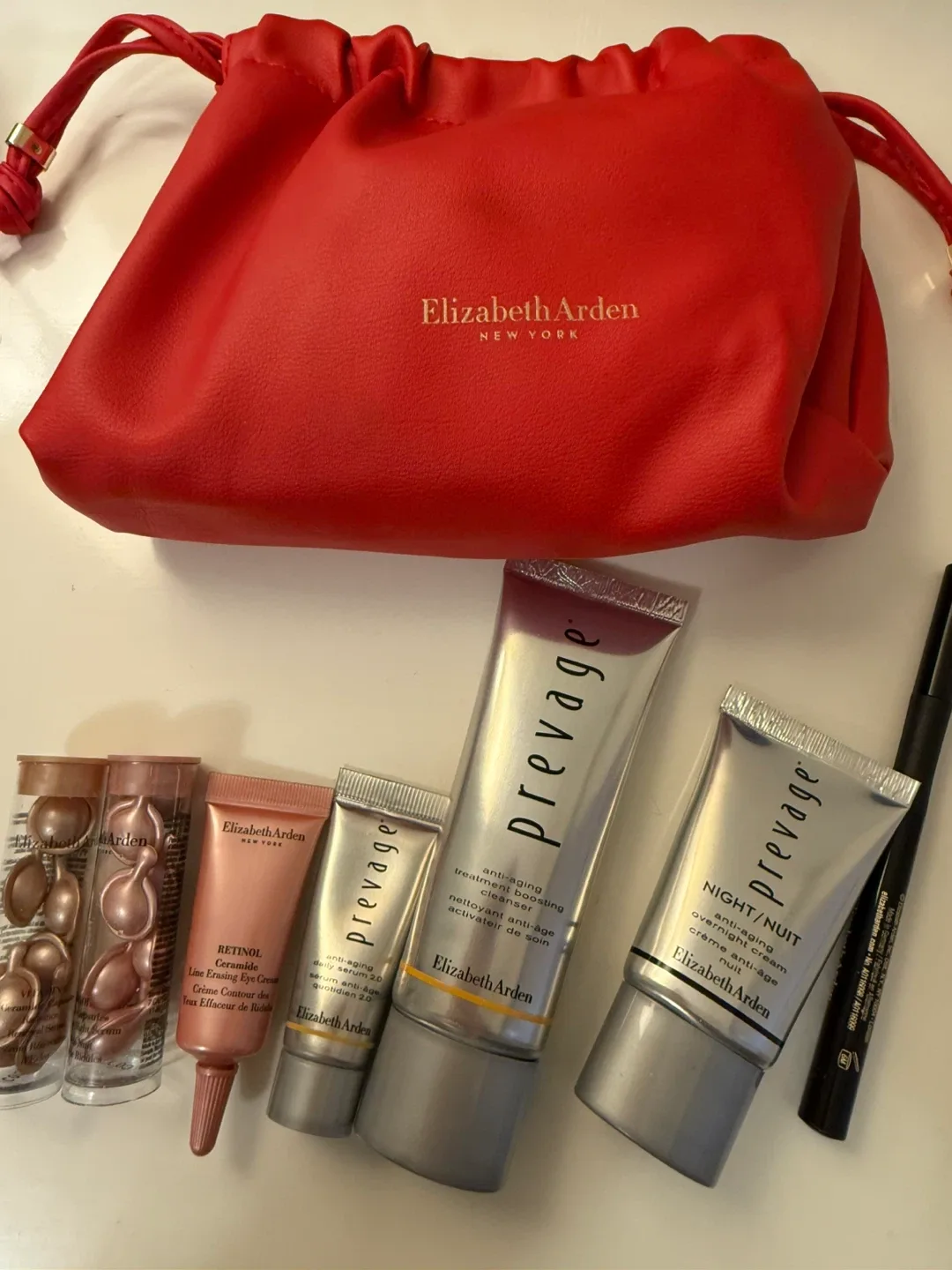 Elizabeth Arden Skincare Set with Red Pouch thumbnail