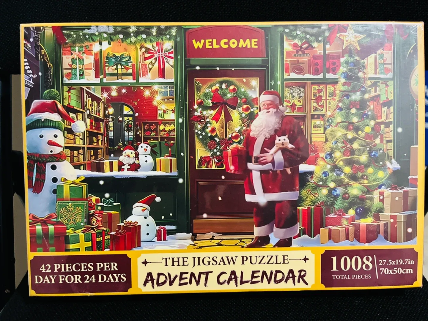 The Jigsaw Puzzle Advent Calendar - 1008 Pieces thumbnail