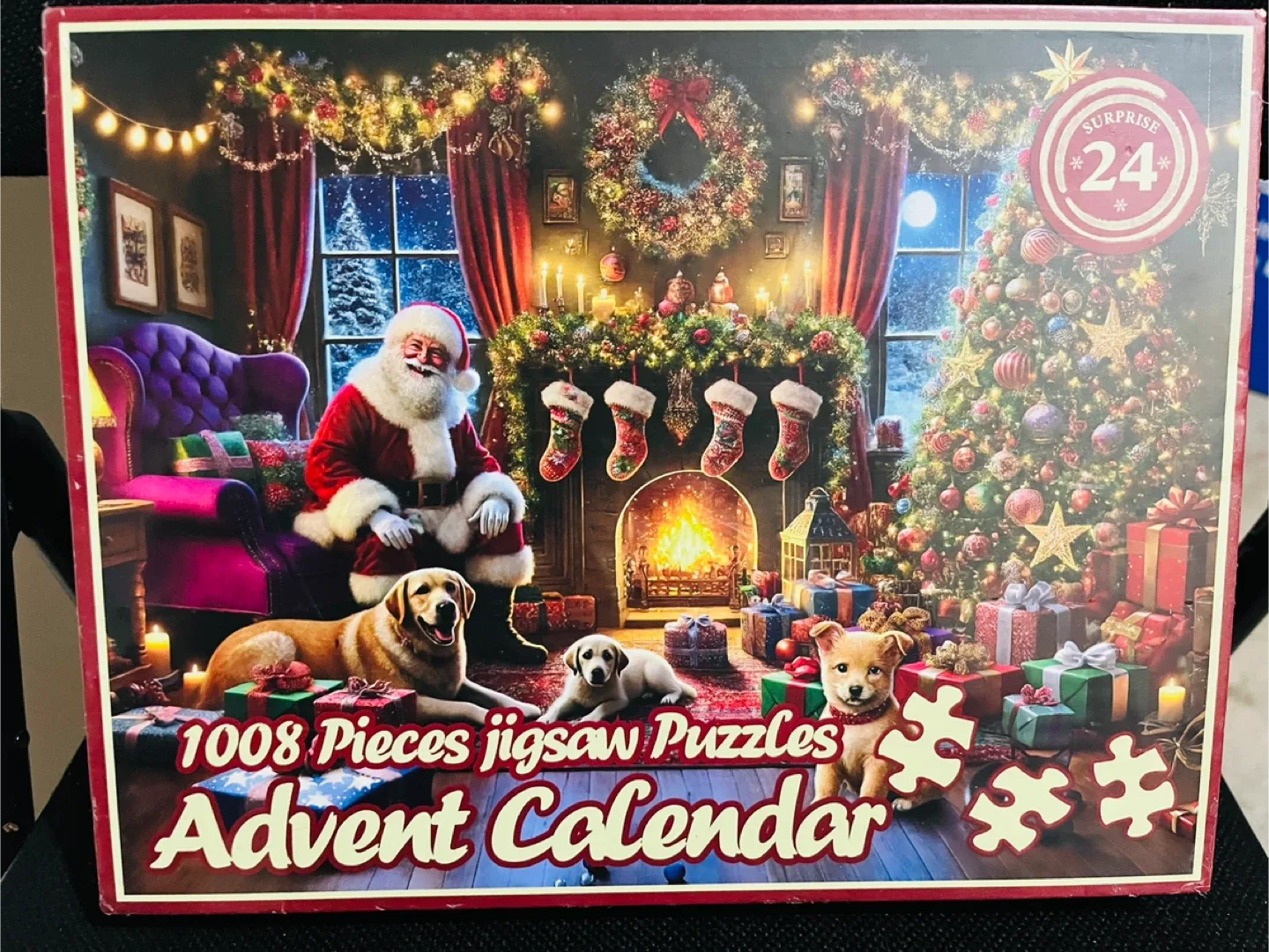 Advent Calendar 1008 Pieces Jigsaw Puzzle thumbnail