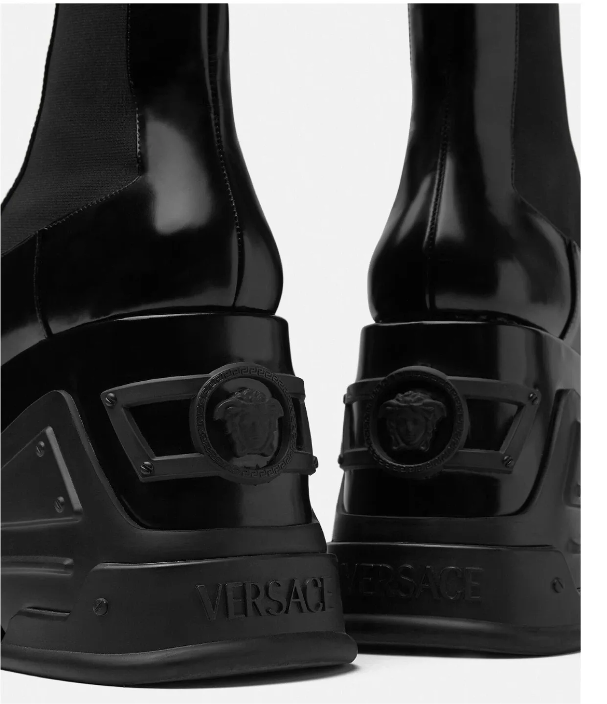 Authentic BNWT Versace Anthem Leather Boots 39 image indicator(3)
