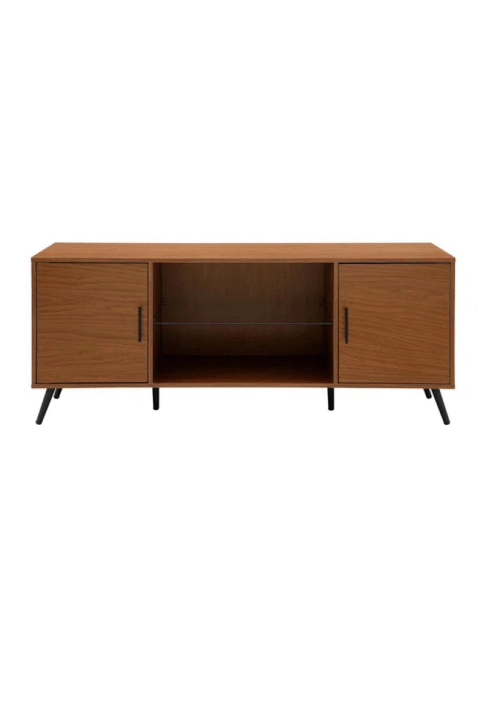 Brown Wood TV Stand Media Console