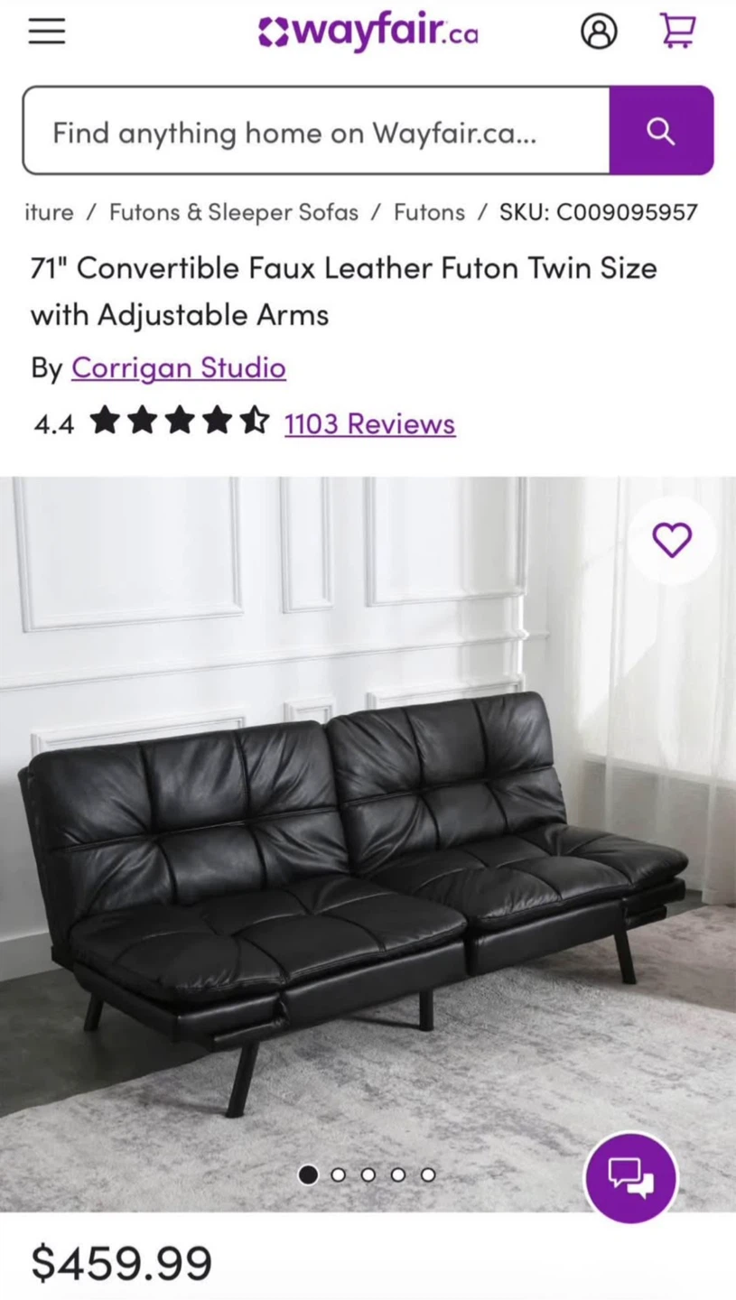 Wayfair Couch - photo 4