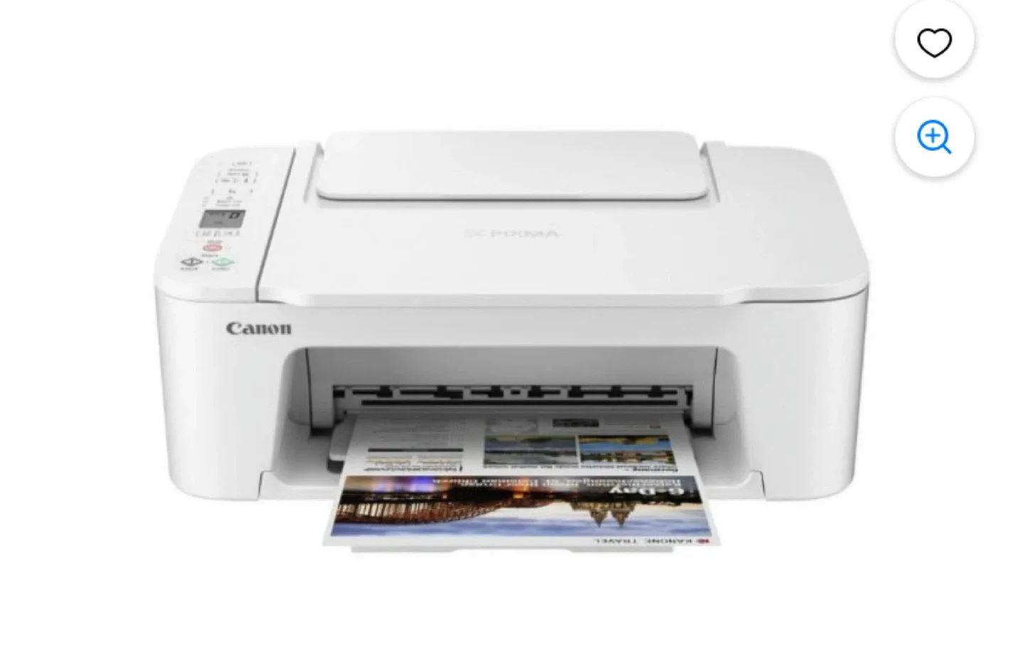 Canon PIXMA TS3720 White Printer - Like New! image indicator(4)