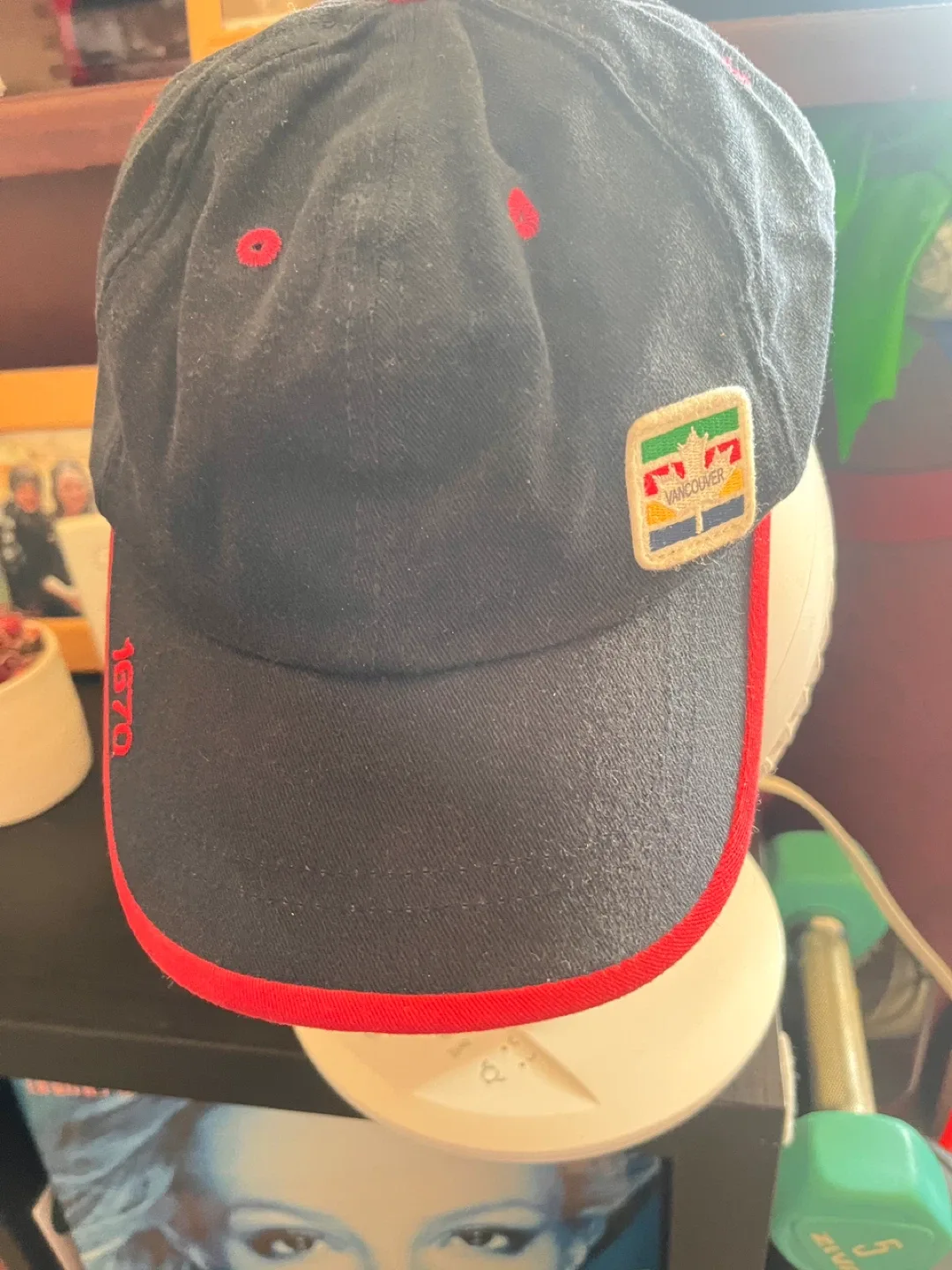 HBC Signature Vancouver Cap - Navy & Red thumbnail