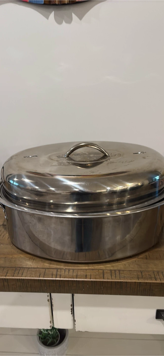 Stainless Steel Roasting Pan with Lid