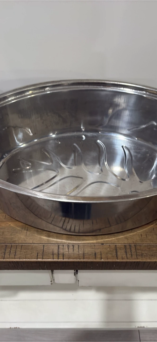 Stainless Steel Roasting Pan with Lid - photo 3