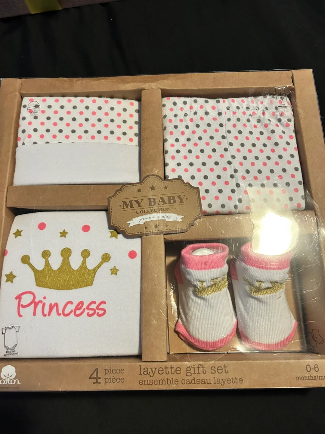 My Baby Collection 4-Piece Layette Gift Set (0-6 Months) thumbnail