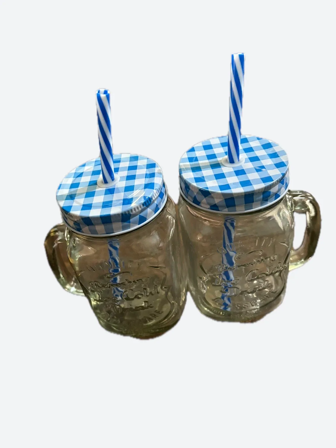 Mason Jar Mugs with Straws, available one only thumbnail