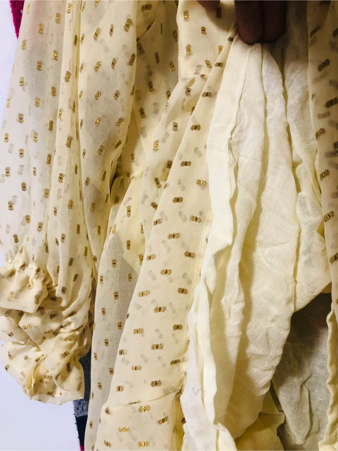 Yellow Ruffle Blouse image indicator(8)