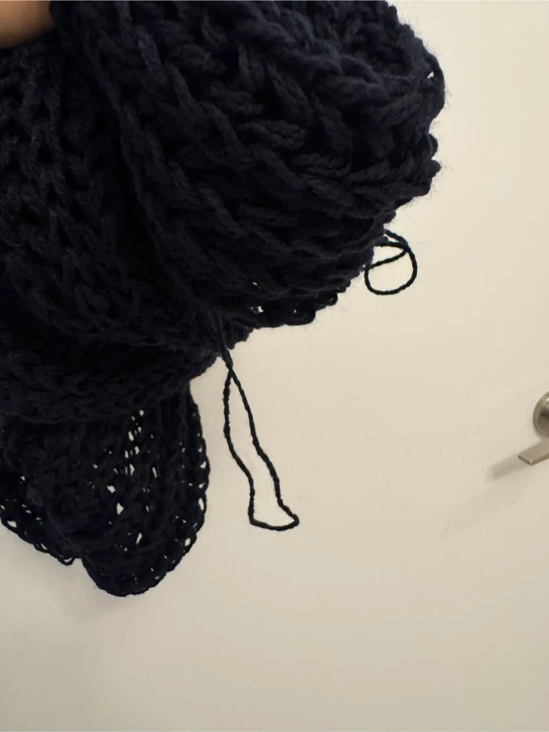 Free Black Knit Scarf image indicator(4)