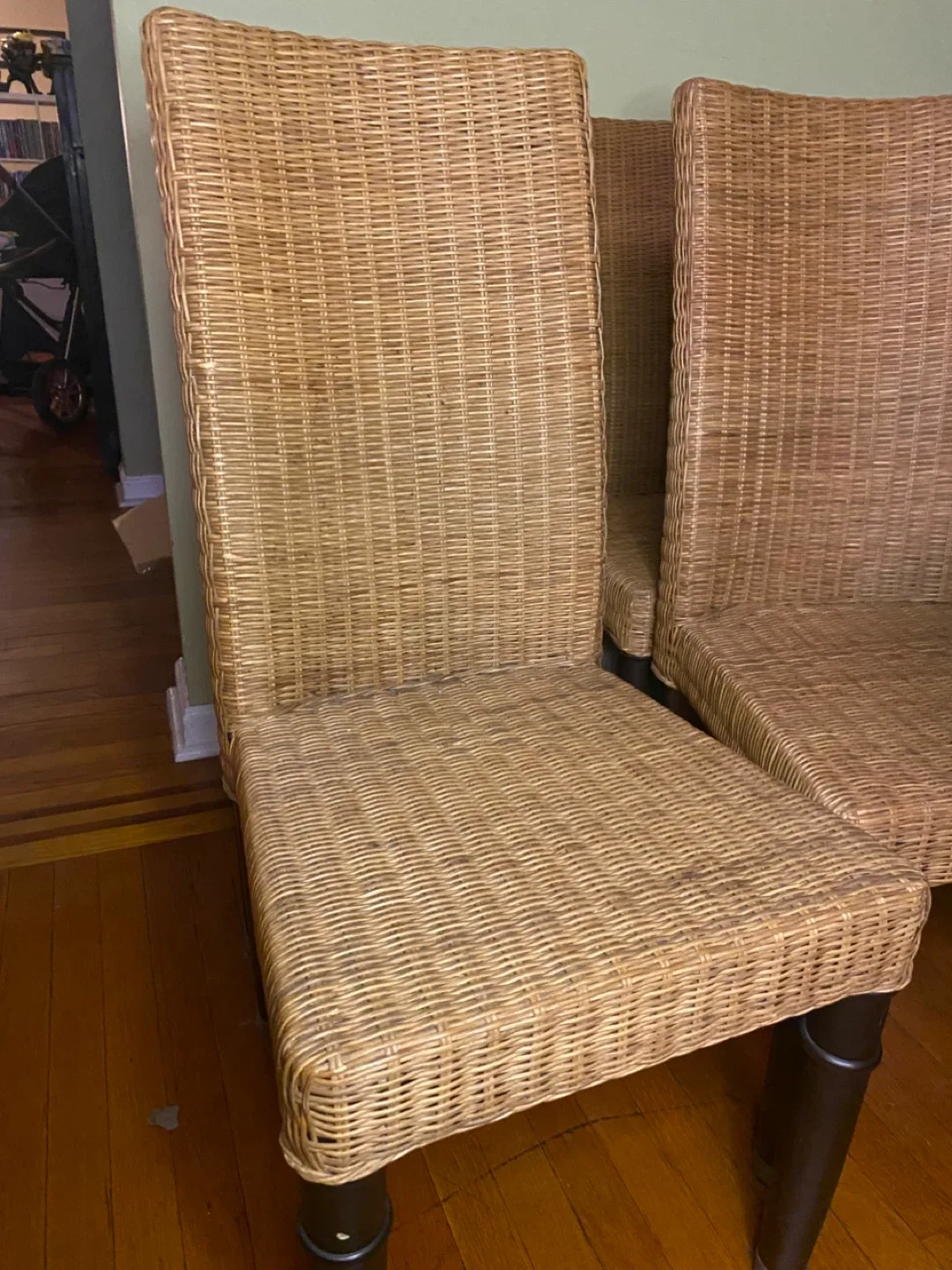 Wicker Dining Chairs - Set of 4 image indicator(2)