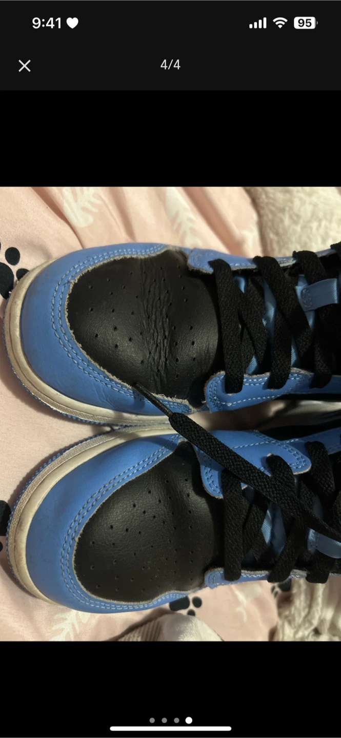 Air Jordan 1 Mid UNC Blue/Black - photo 4
