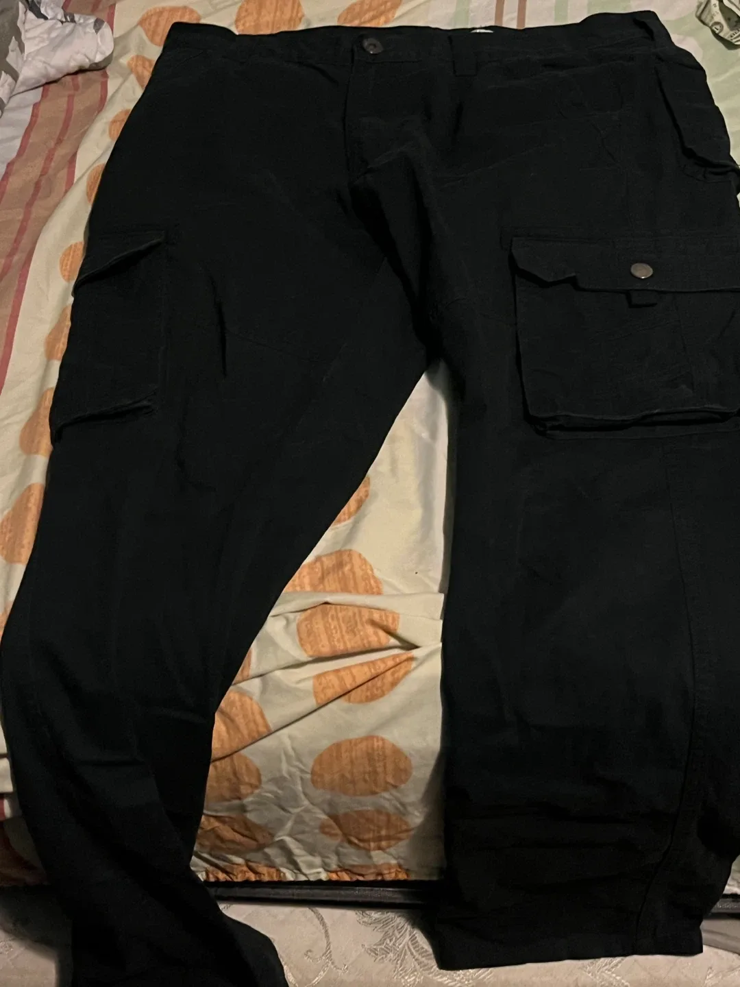 Vigo Black Cargo Pants - Size 34x32 image indicator(2)