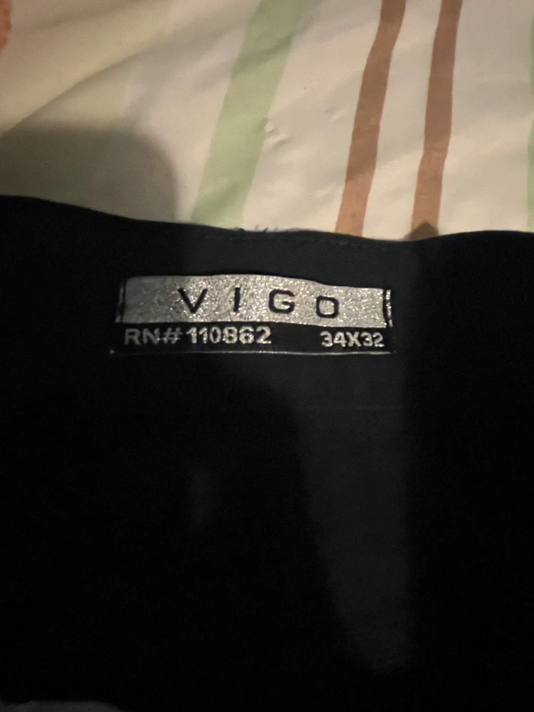 Vigo Black Cargo Pants - Size 34x32 image indicator(3)