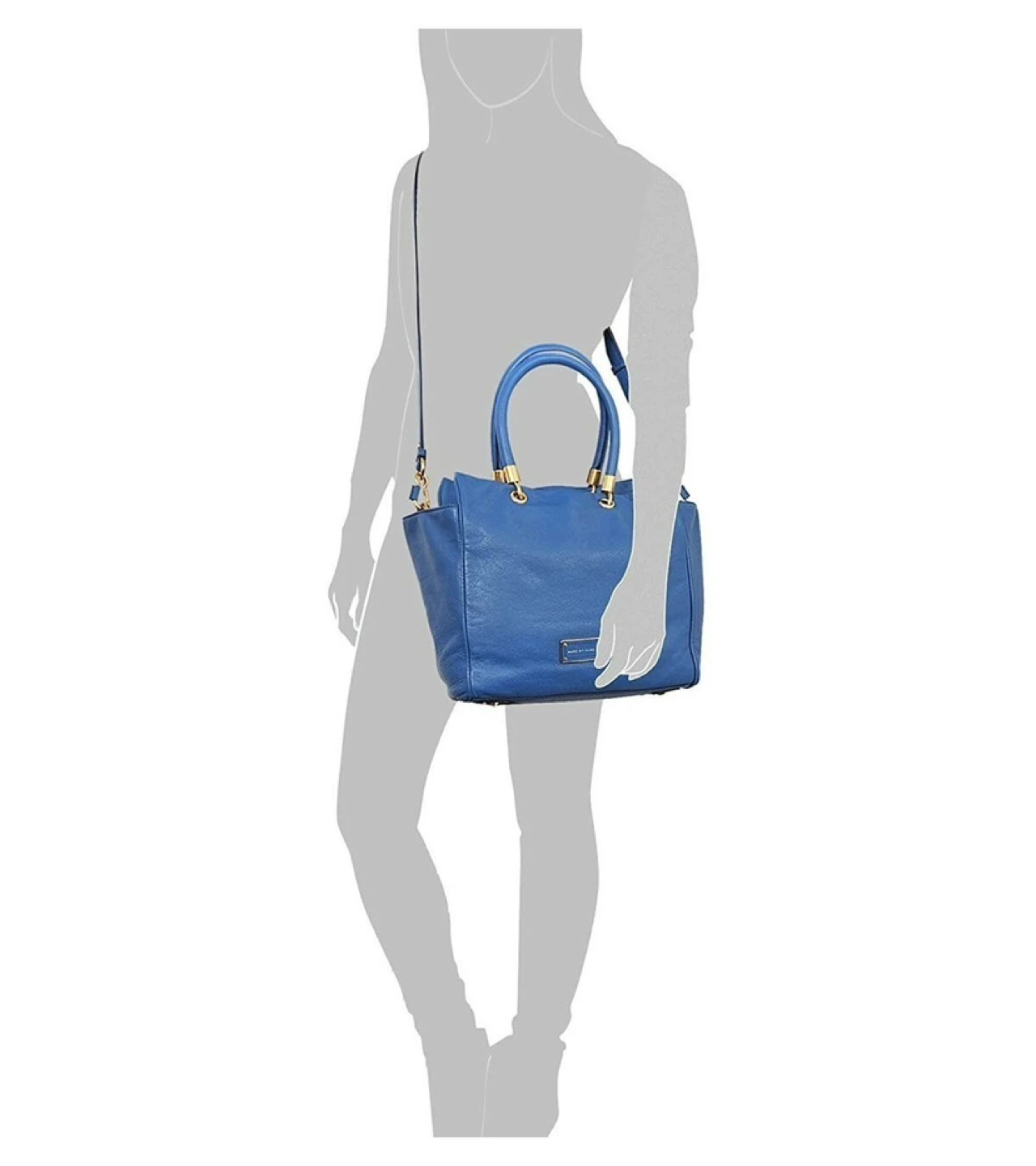 Marc by Marc Jacobs Blue Leather Shoulder Handbag - photo 3