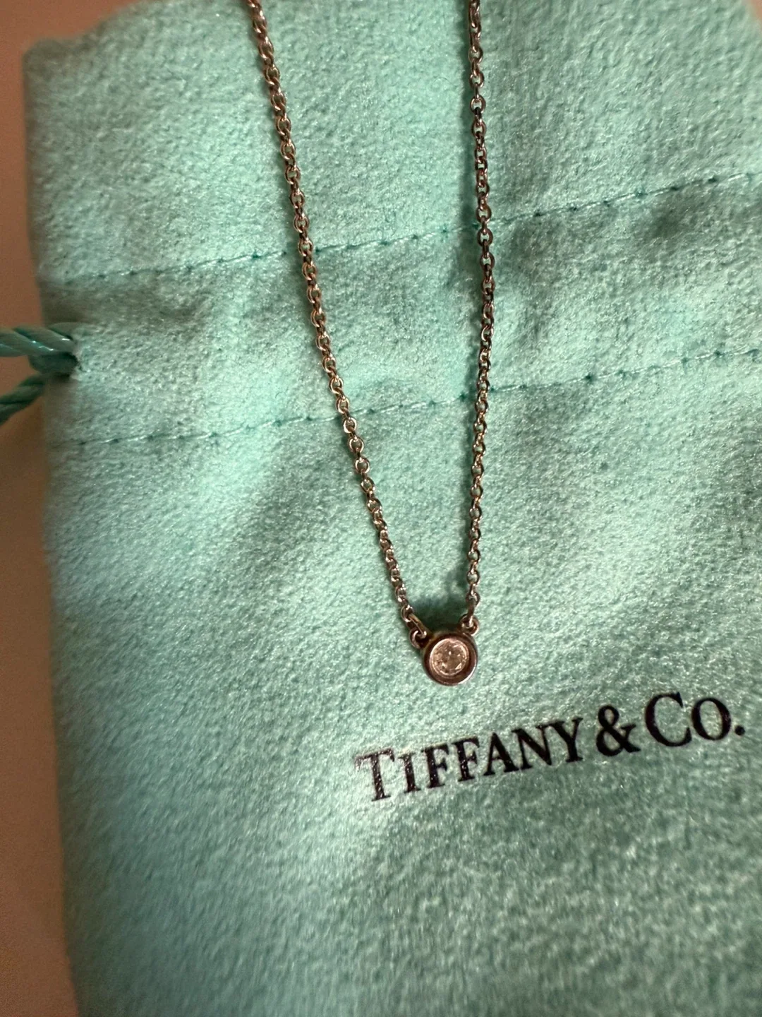 Tiffany & Co. 0.7 Diamond Pendant Necklace image indicator(2)