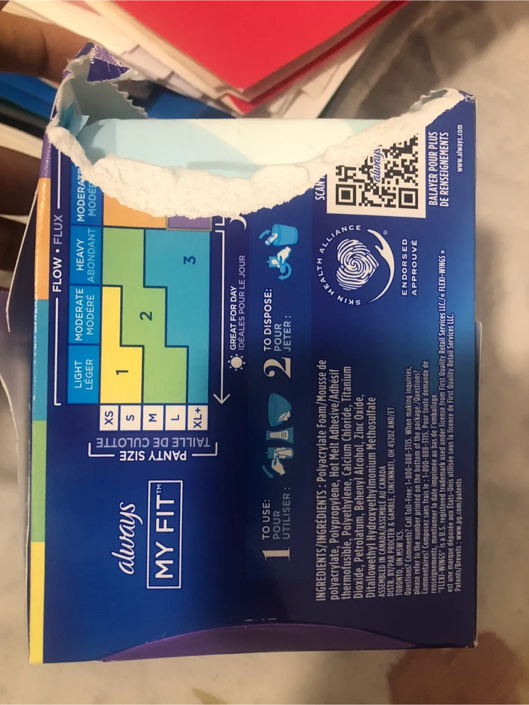 Always Infinity FlexFoam Size 5 Pads image indicator(2)