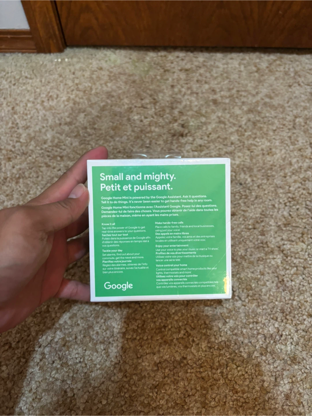 New Google Home Mini Charcoal - photo 3