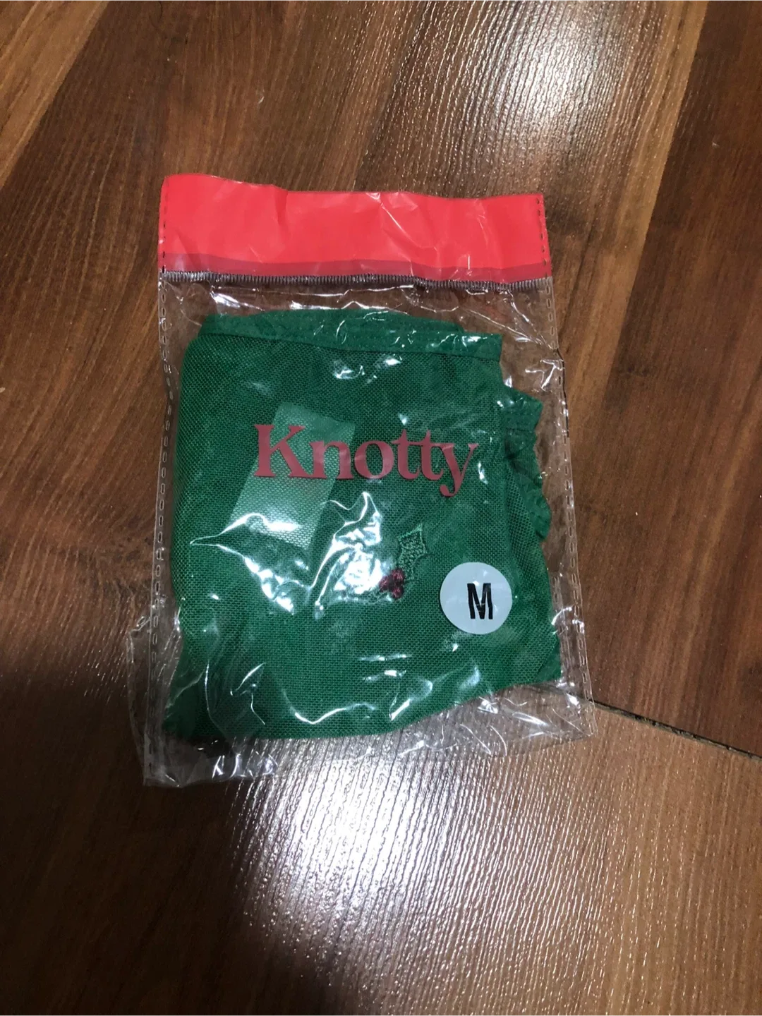 Knotty Green Thong - Size M - New in Package thumbnail