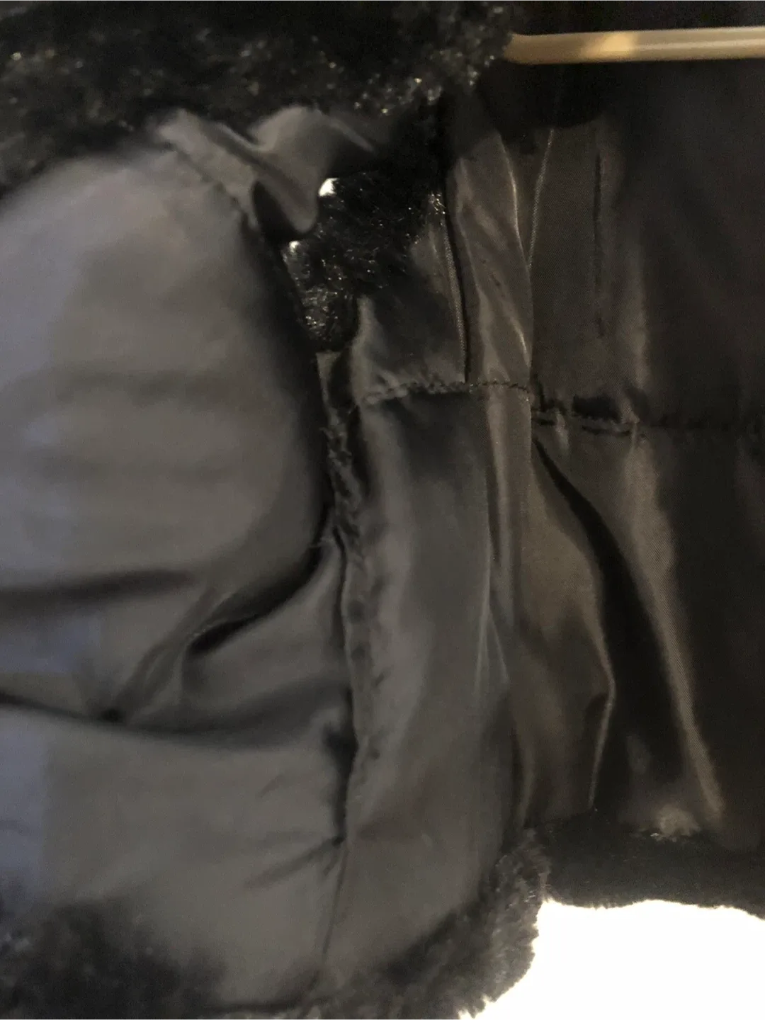 Calvin Klein Jeans Black Faux Fur Vest - Size 3 image indicator(6)