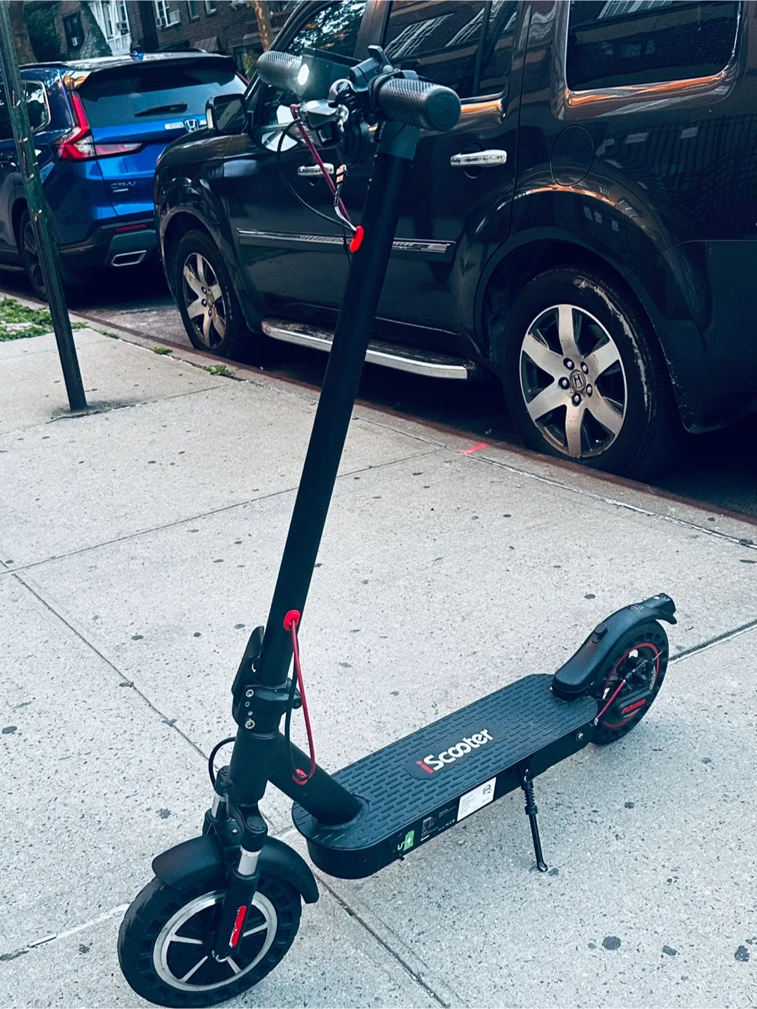 MAX-all iScooter Electric Scooter - Black run fast 25mph image indicator(5)