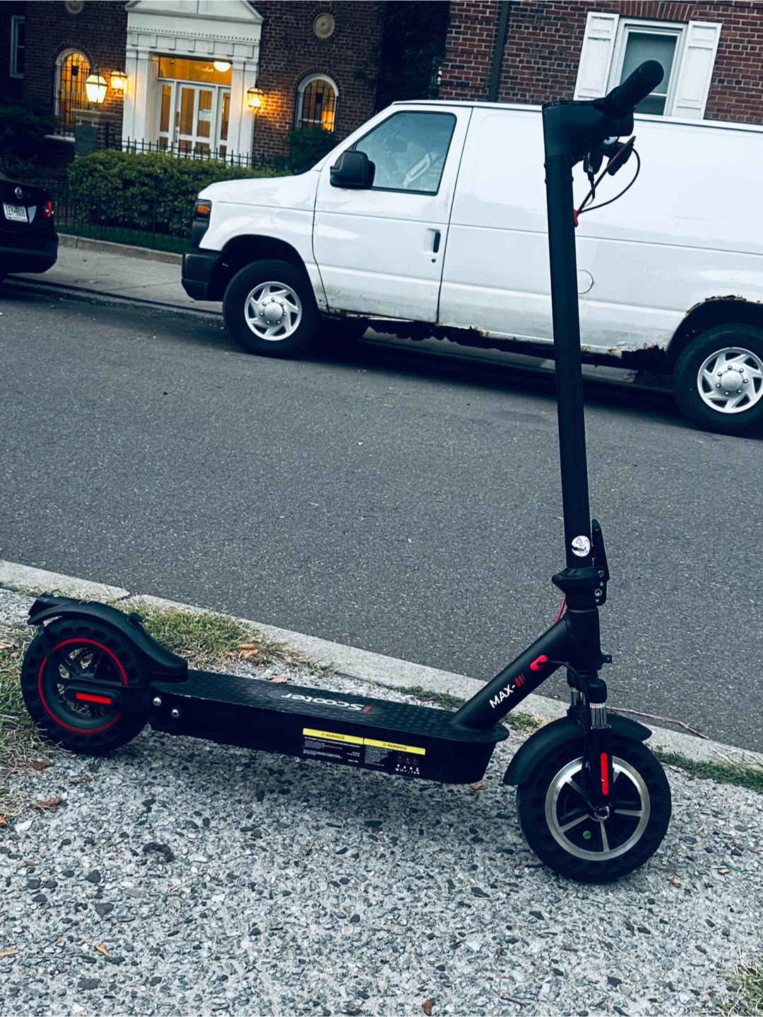 MAX-all iScooter Electric Scooter - Black run fast 25mph - photo 2