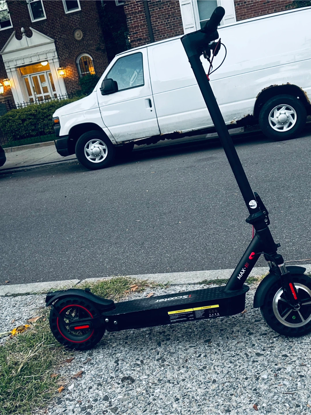 MAX-all iScooter Electric Scooter - Black run fast 25mph