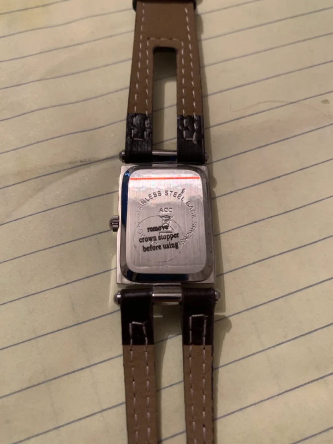 ACC Quartz Watch with Brown Leather Band image indicator(3)