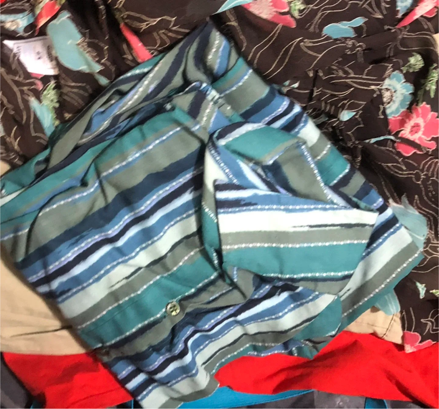 Striped Button-Up Shirt and Pajama thumbnail