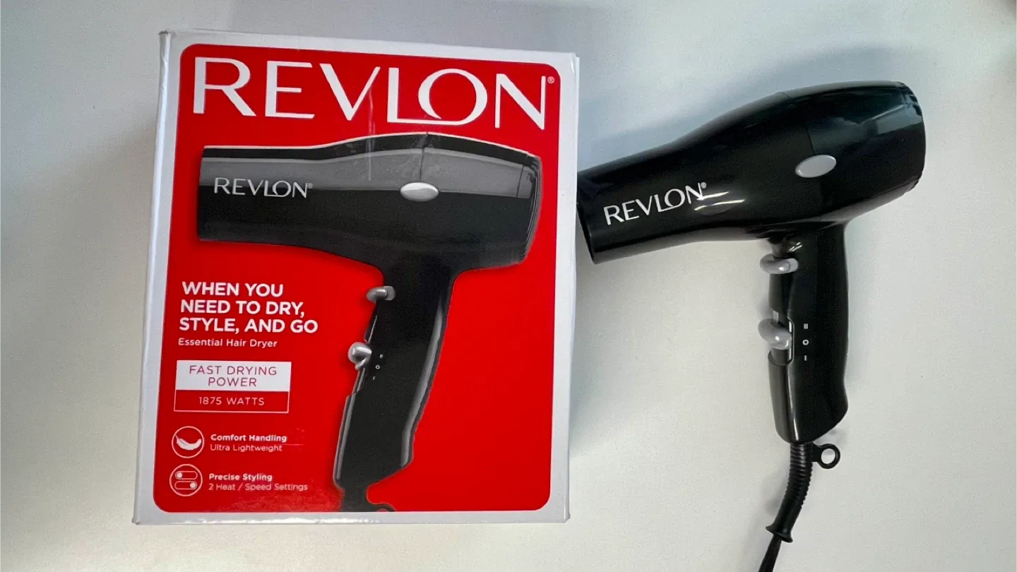 New - Revlon RVDR5034F Compact Hair Dryer, Black thumbnail