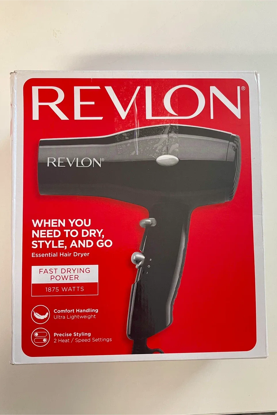 New - Revlon RVDR5034F Compact Hair Dryer, Black image indicator(2)