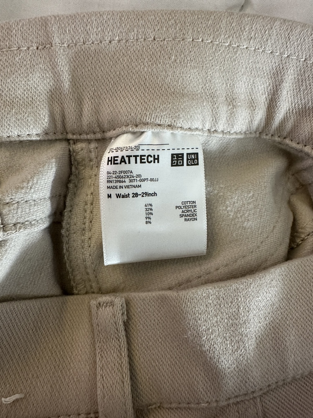 Women Uniqlo Heattech Pants - Size M (28-29 inch waist) - photo 2