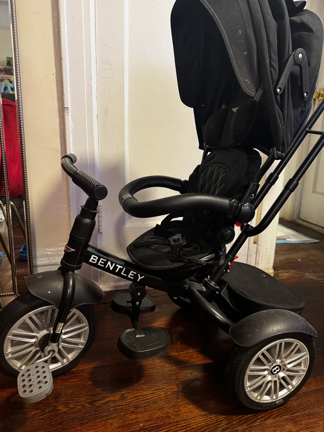 Bentley 6-in-1 Stroller Trike - Black