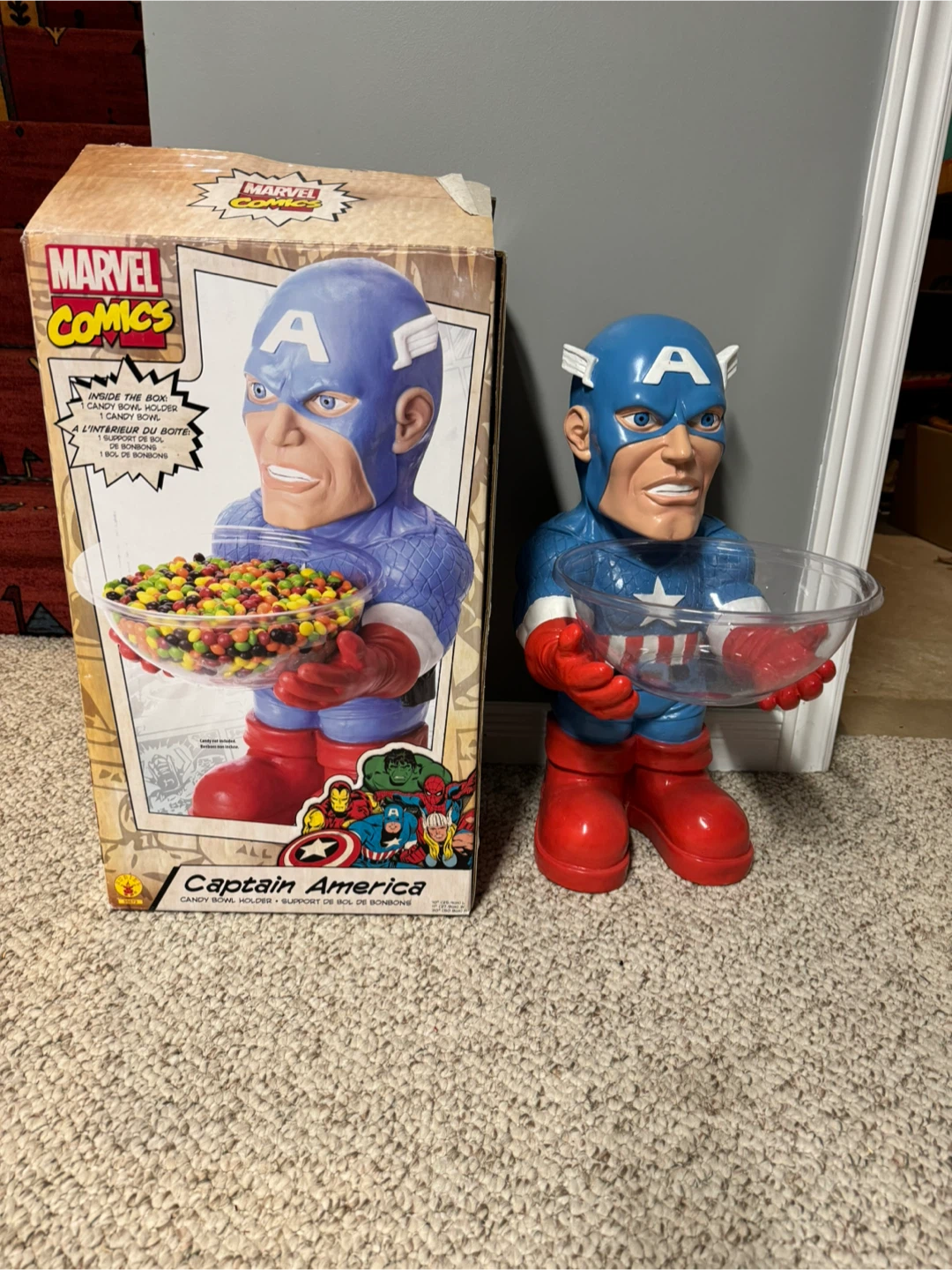 Marvel Comics Captain America Candy Bowl Holder