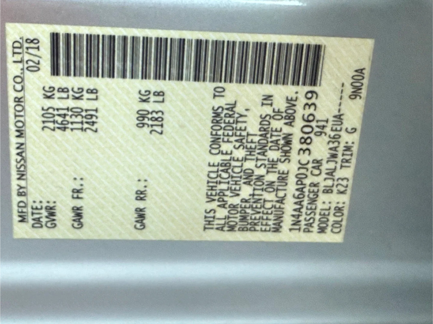 2018 Nissan Maxima SV - Silver Sedan image indicator(8)