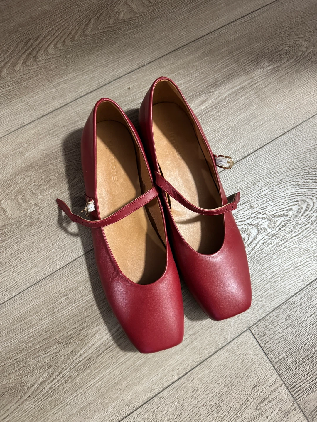 Simons Red Ballet Flats, Size 41 - photo 2