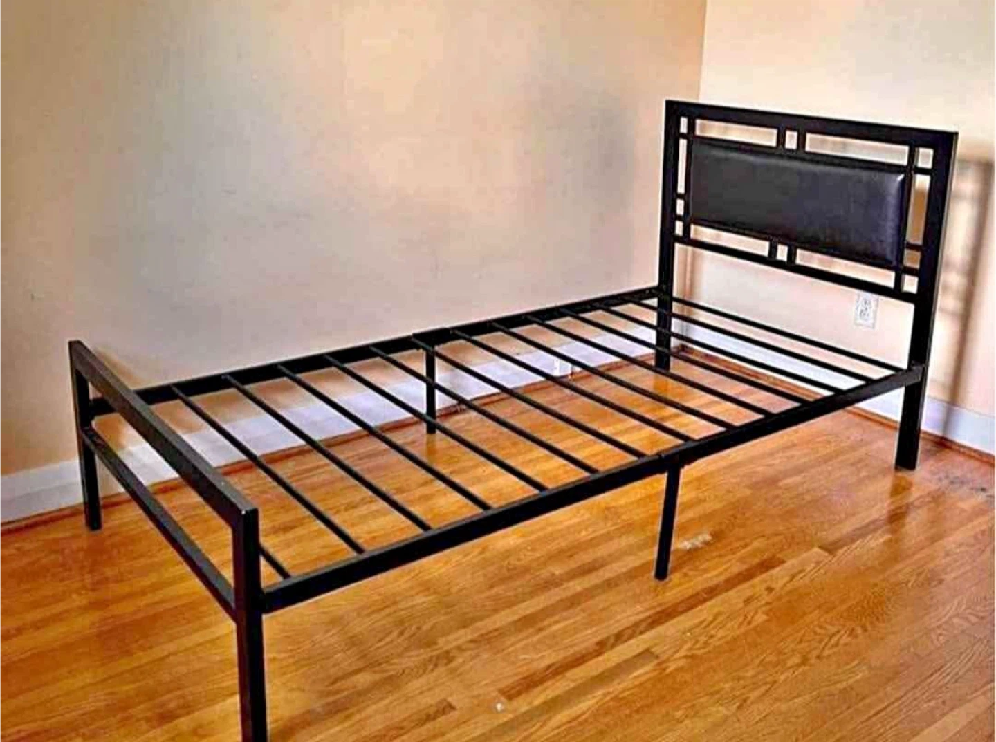 Black Metal Twin Bed Frame