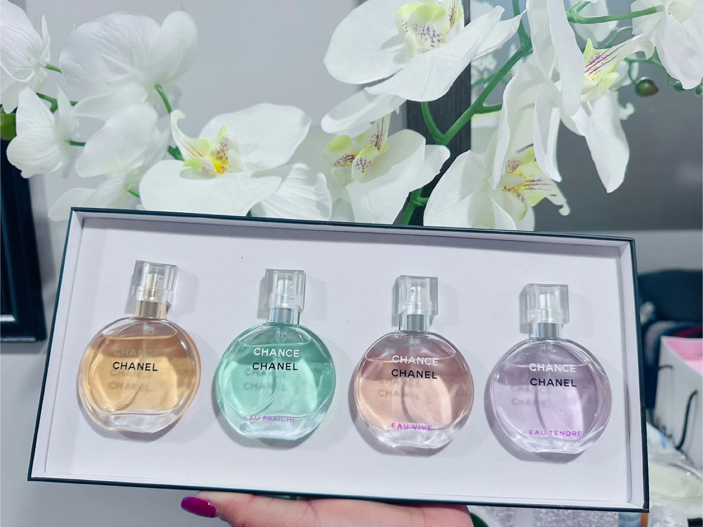 Perfume Gift Sets: Carolina Herrera, Paco Rabanne, Dior, Chanel