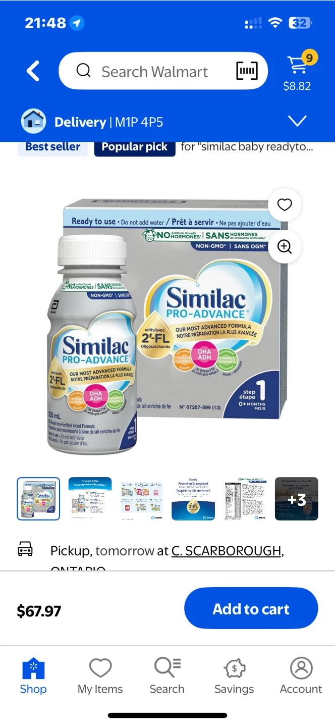 Similac Pro-Advance Baby Formula 2 fl oz - photo 2
