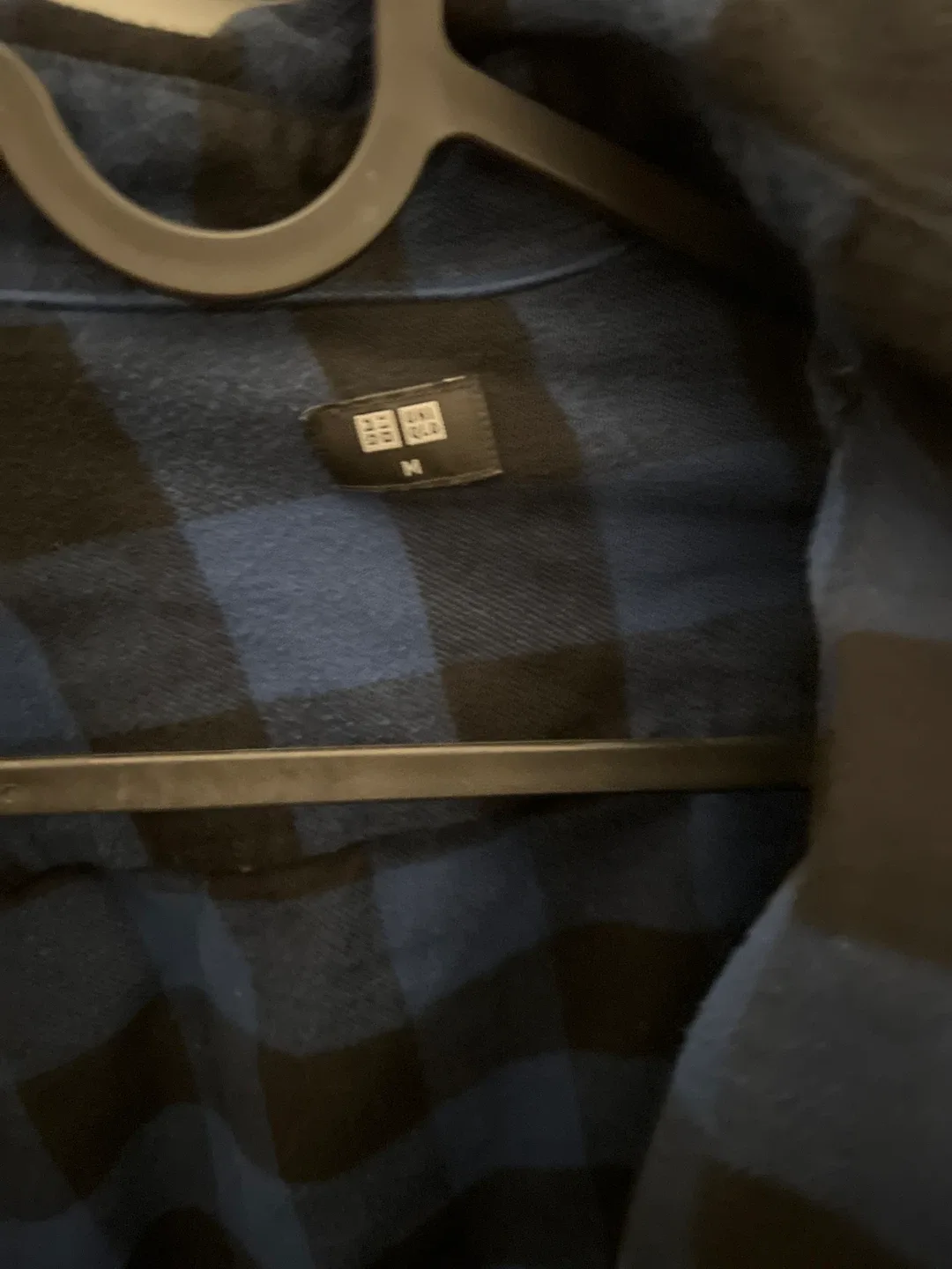 Uniqlo Flannel Shirt - Blue & Black - Size M image indicator(2)